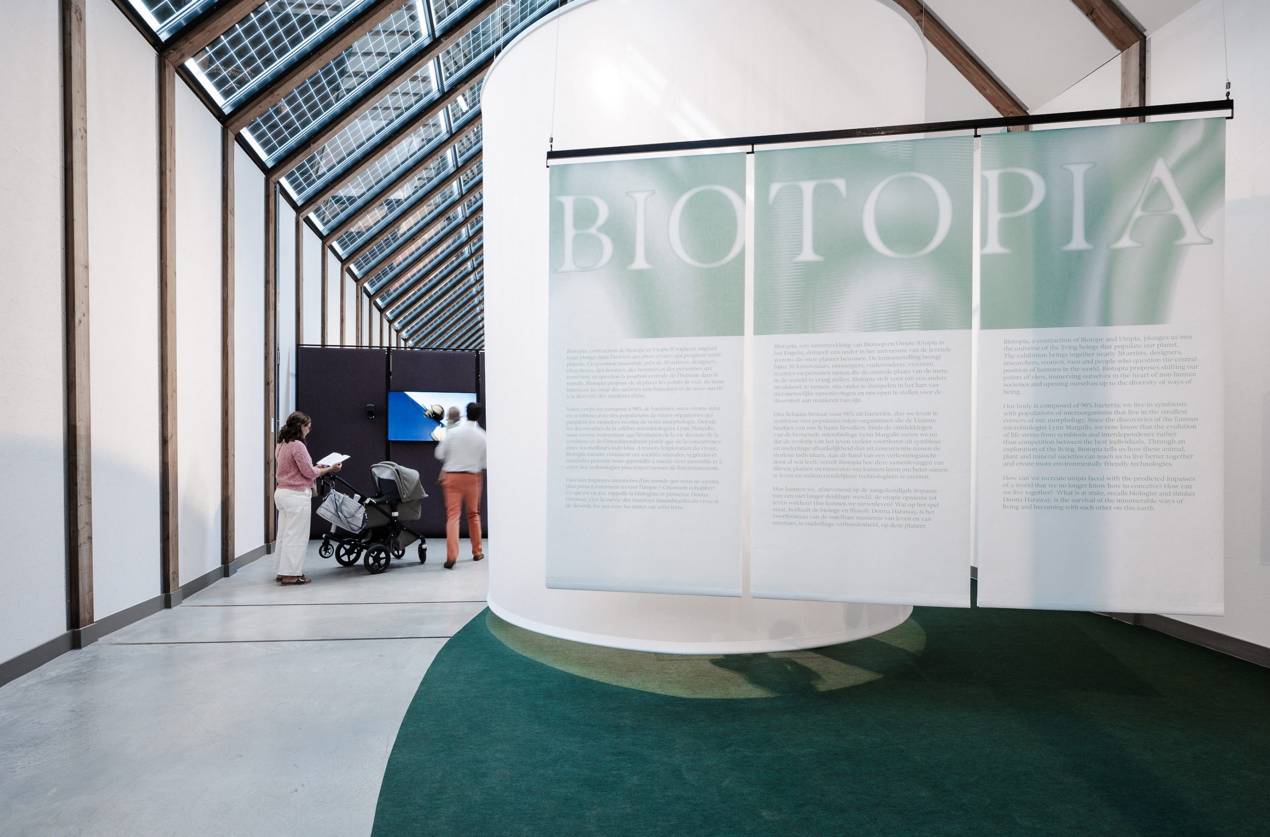 Louis Luyten - Scénographie de l'exposition : "BIOTOPIA" à Le Pavillon de Namur.