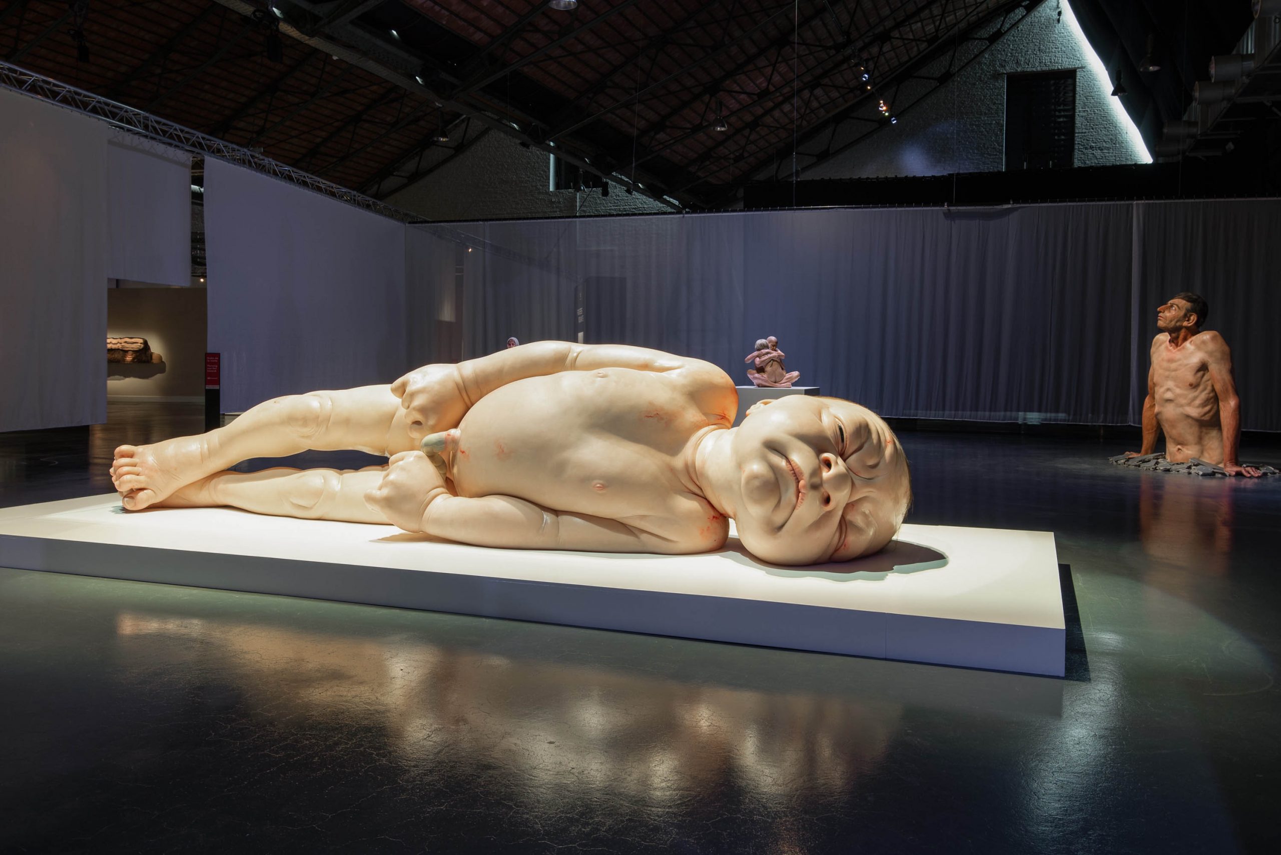 Louis Luyten - Scénographie de l'exposition : "Hyperrealism Sculpture" pour Tempora à Bruxelles.